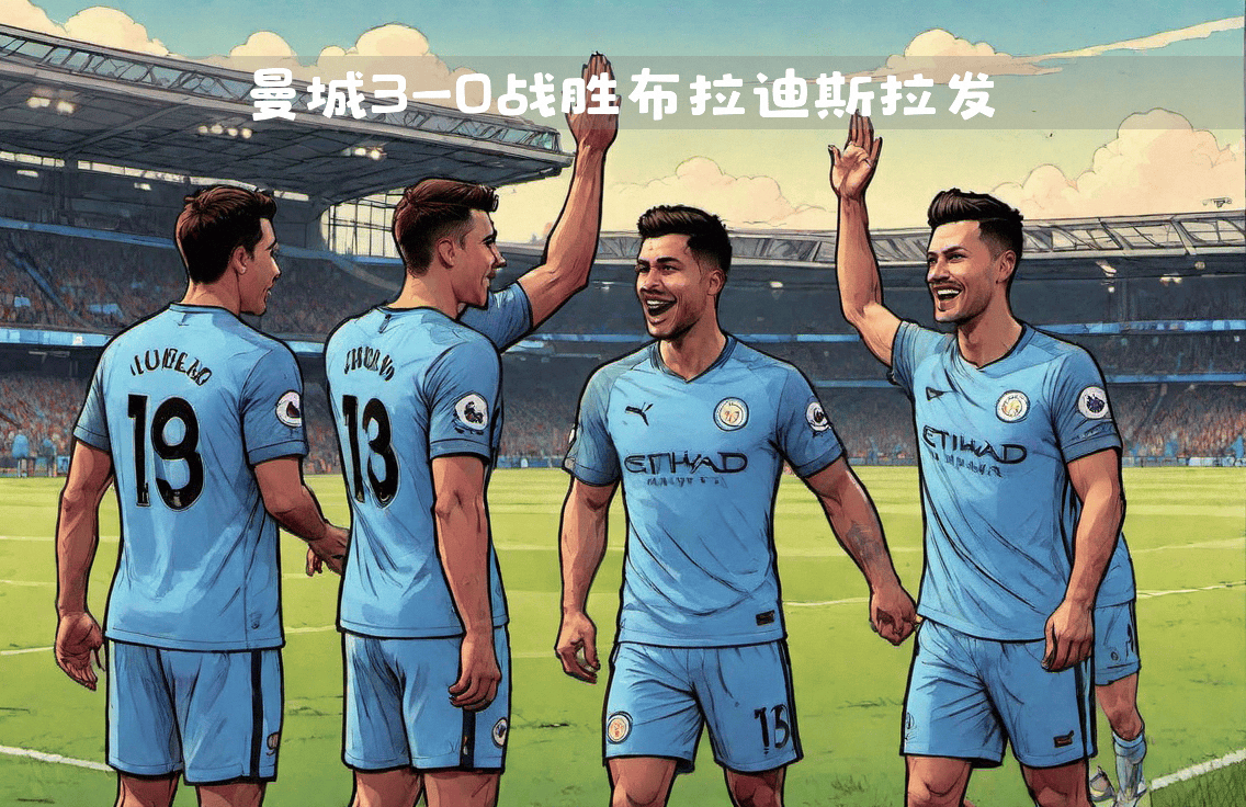 包含曼城凭借关键进球战胜对手，全队士气高昂的词条